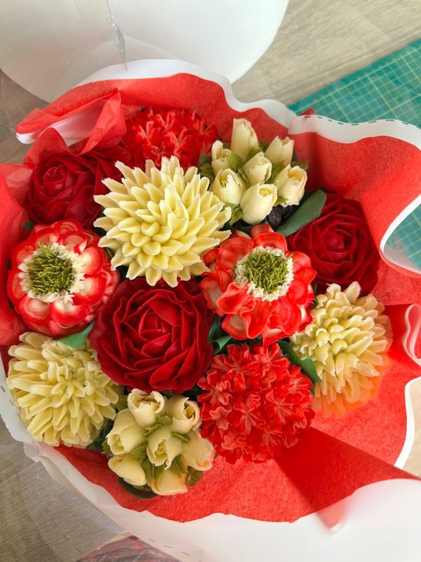 Floral Cupcake Bouquet - Image 2
